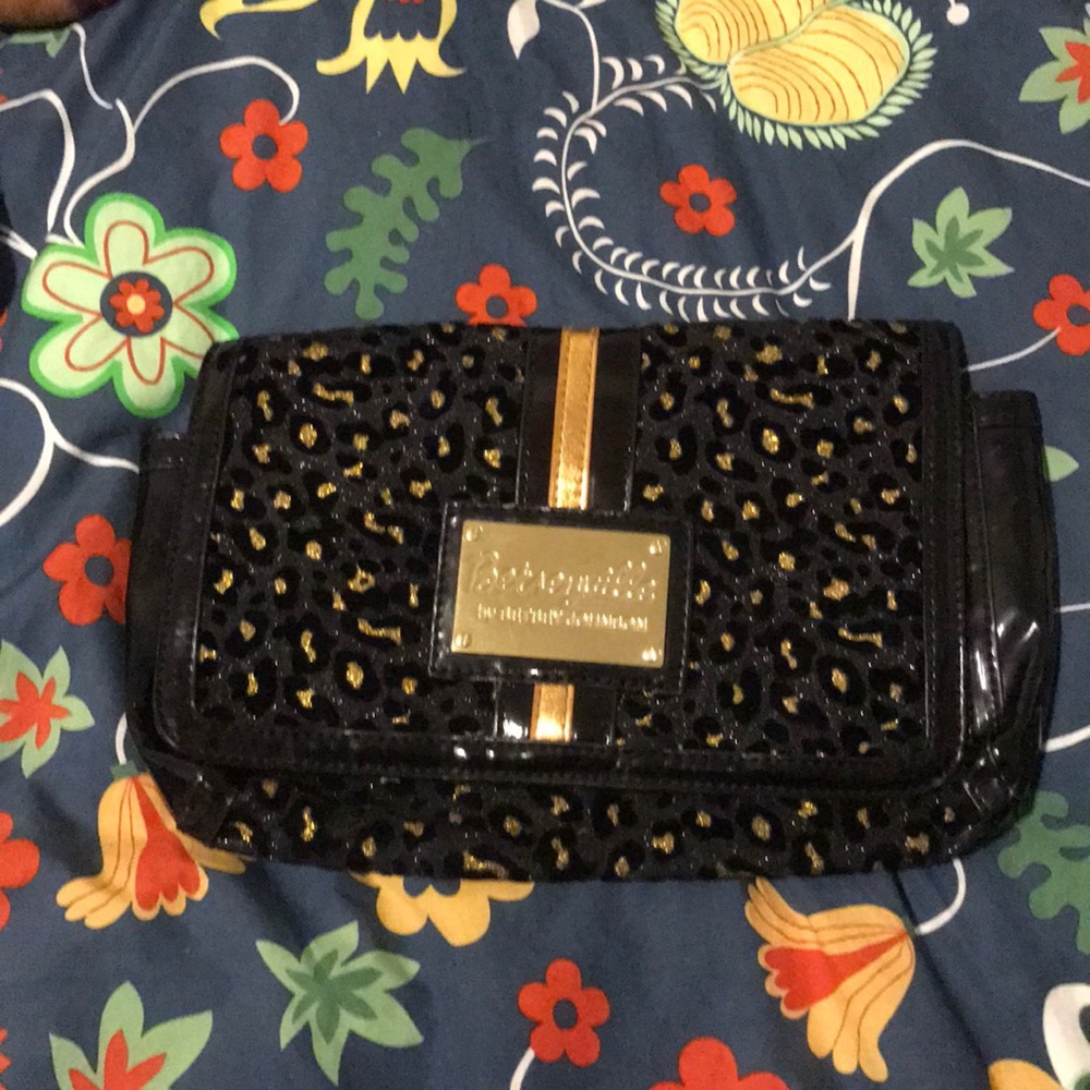 Betsey Johnson Leopard clutch